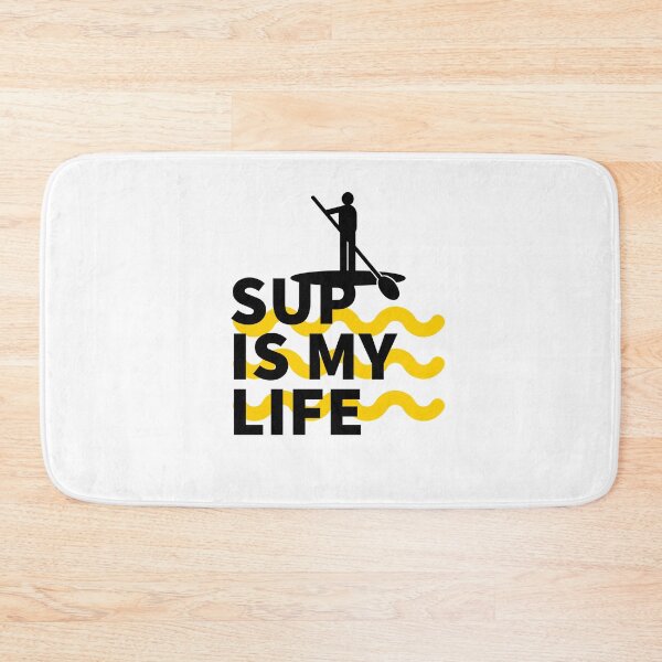Artikelvorschau, SUP IS MY LIFE - YELLOW - PADDLE SURFING - STAND UP PADDLE - PADDLE SURFING entworfen und verkauft von Tropical Blood.