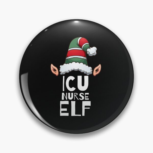 Artikelvorschau, ICU Krankenschwester Elf Weihnachten Urlaub Xmas Elves entworfen und verkauft von losttribe.