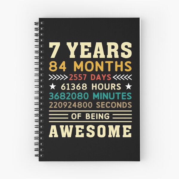 Item preview, 7 Years 84 Months 2557 Days Birthday Gift designed and sold by 1681830934131.
