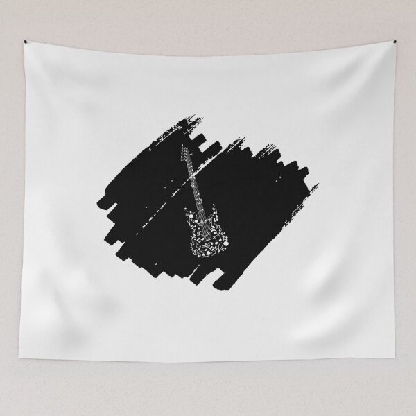 Item preview, Electric Guitar Made From Musical Notes designed and sold by 1681830934131.