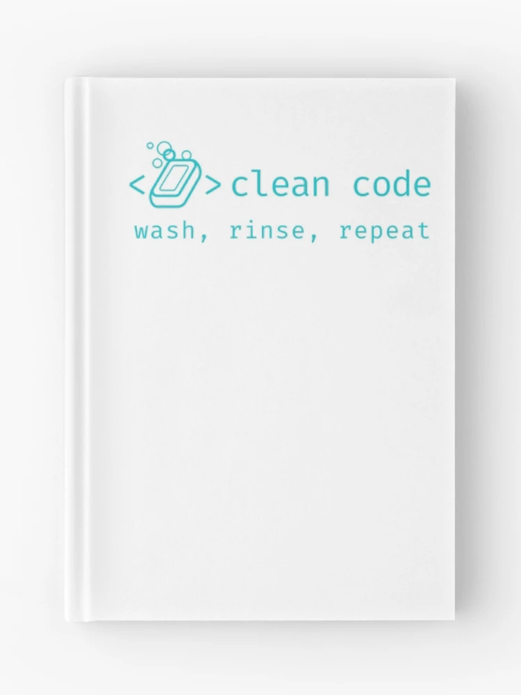Thumbnail 1 of 3, Journal, Clean Code - wash rinse repeat designed and sold by dev-tats.