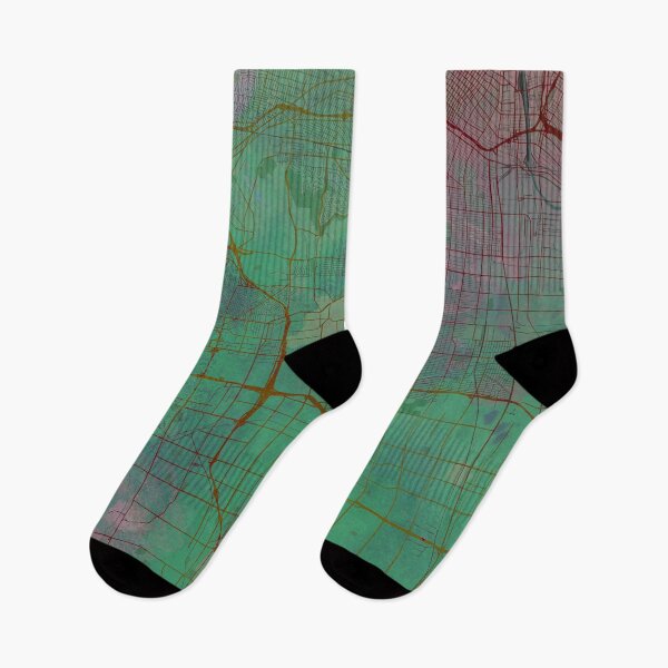 Item preview, Los Angeles California Street Map Green Planet designed and sold by IvonDesign.