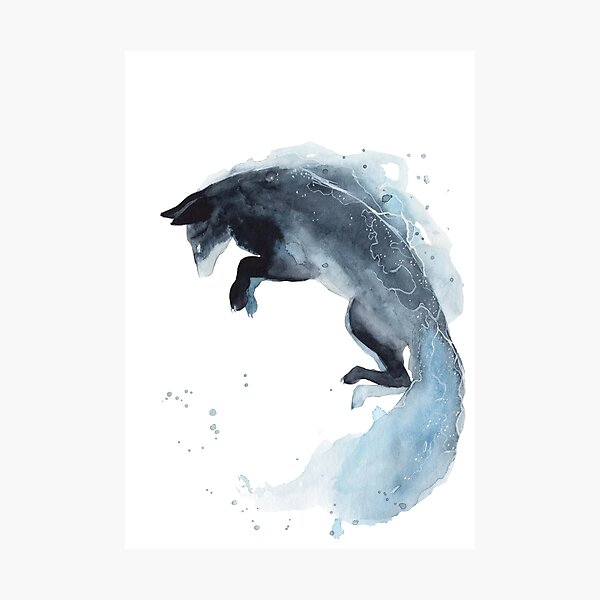 Aperçu de l'œuvre Water Fox créée et vendue par Threeleaves.