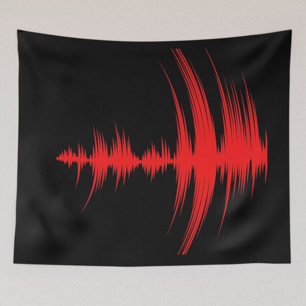 Item preview, Audio waves  techno party designed and sold by OneTimeEngineer.