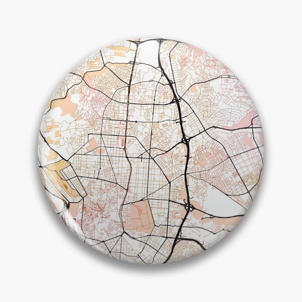 Item preview, Madrid Spain Street Map Color designed and sold by IvonDesign.