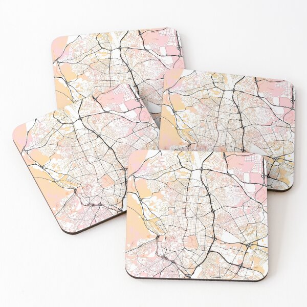 Item preview, Madrid Spain Street Map Color designed and sold by IvonDesign.