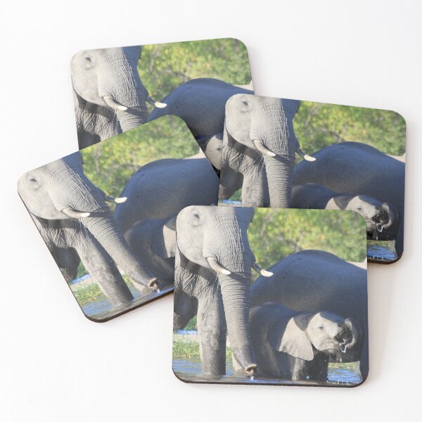Item preview, Elephant who comes to drink designed and sold by EstelleRossetti.