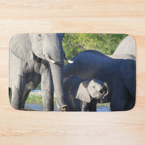 Item preview, Elephant who comes to drink designed and sold by EstelleRossetti.