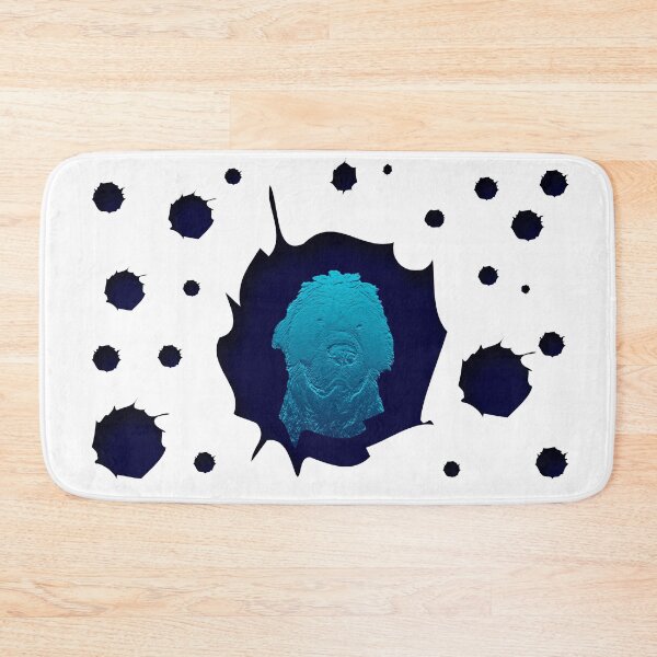 Item preview, Dog Newfoundland dog Kleks blue designed and sold by Moonyflower.