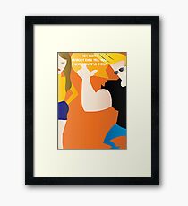 Johnny Bravo - Dating tips Framed Print
