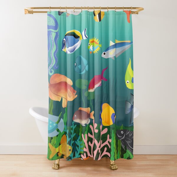 Under the sea - octopus Shower Curtain