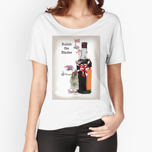 SHEFFIELD Hendersons, Relish the Blades by Tony Fernandes Relaxed Fit T-Shirt