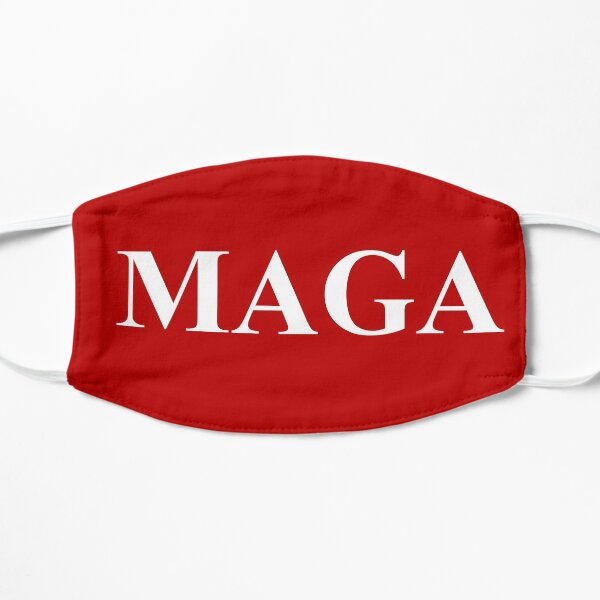 MAGA Make America Great Again Shirt, MAGA Red, Trump 2020, MAGA Support Trump Flat Mask