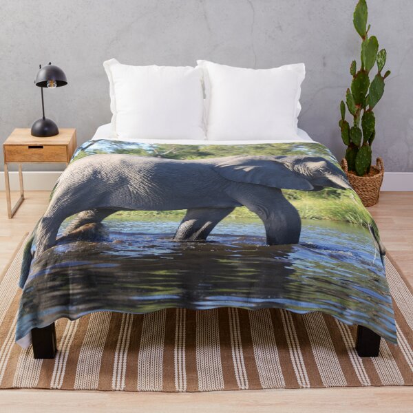 Item preview, Elephant who comes to drink designed and sold by EstelleRossetti.