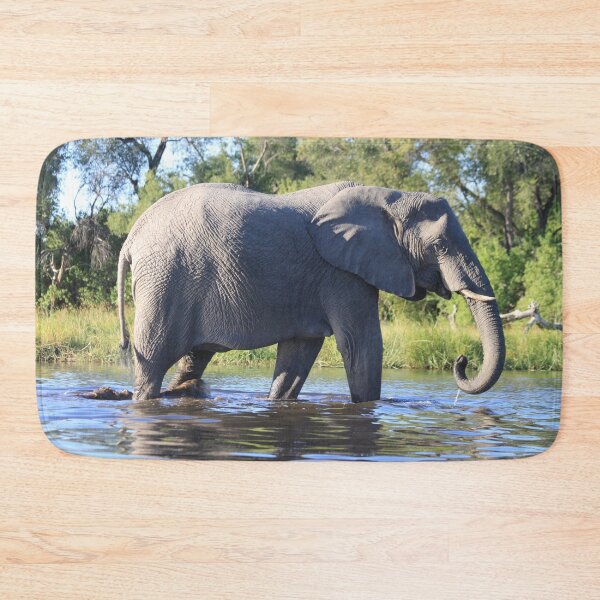 Item preview, Elephant who comes to drink designed and sold by EstelleRossetti.