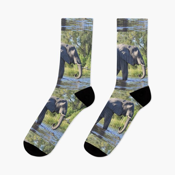 Item preview, Elephant who comes to drink designed and sold by EstelleRossetti.