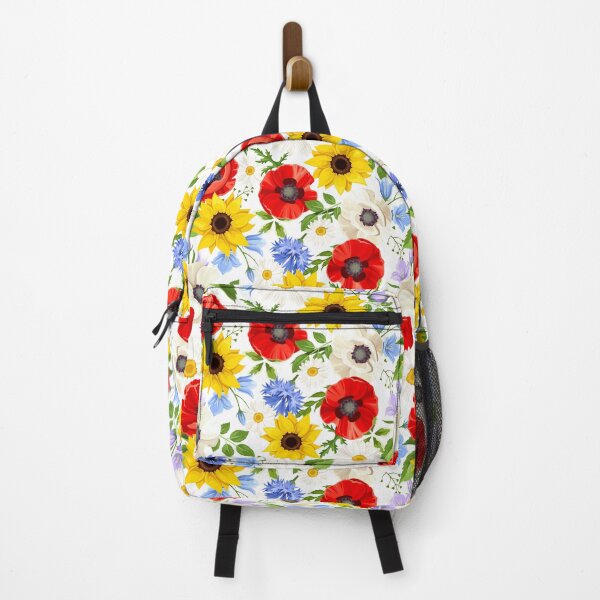 Item preview, Floral pattern with bright colorful wild flowers. designed and sold by Naddya.
