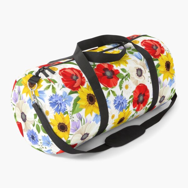 Item preview, Floral pattern with bright colorful wild flowers. designed and sold by Naddya.