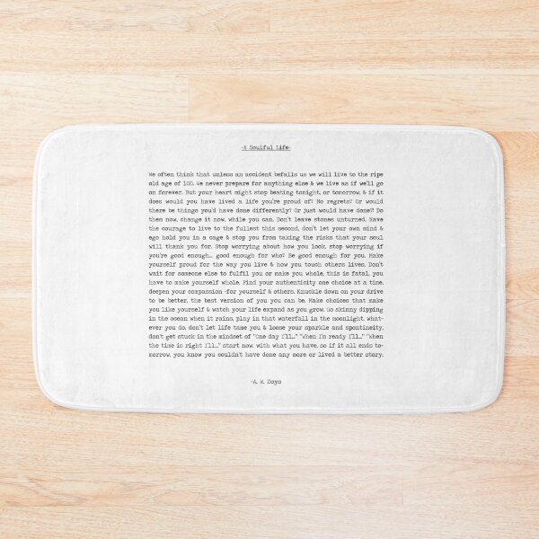 Item preview, A Soulful Life by A. W. Doys designed and sold by SummerSoulCo.