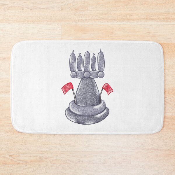 Item preview, Tower chess piece balloon twisting pointillism painting designed and sold by MitoP.