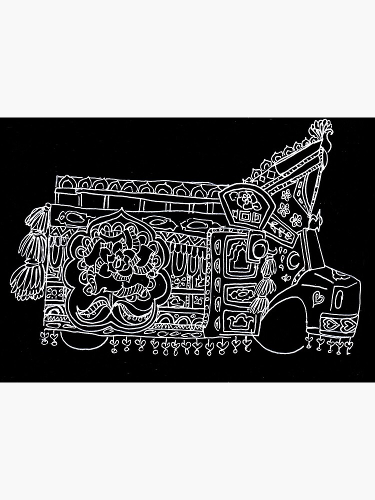 Solitary Truck - Truck Art by mariumrana