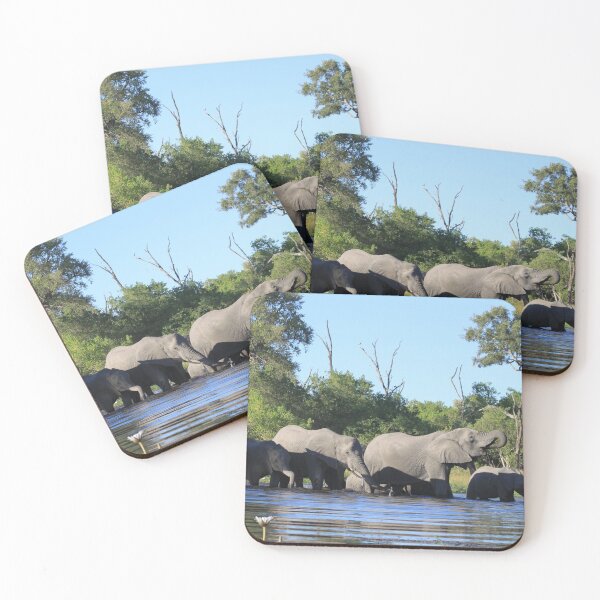 Item preview, Elephant who comes to drink designed and sold by EstelleRossetti.