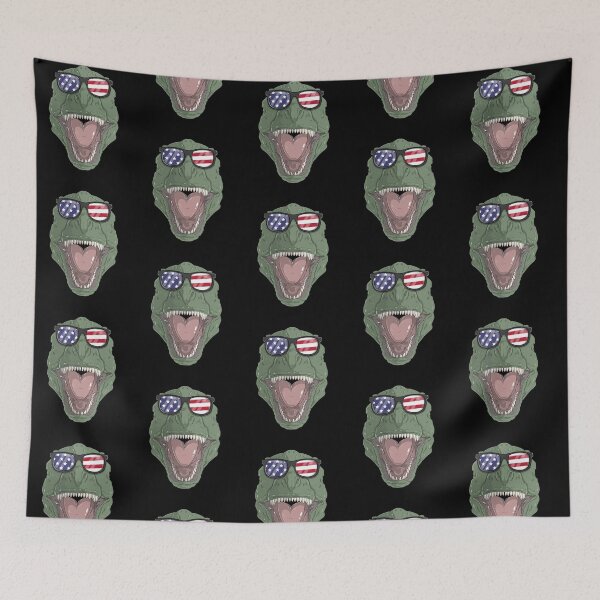 Item preview, Patriotic T-Rex Dinosaur Tyrannosaurus Rex Merica American Flag designed and sold by fatamyfan1.