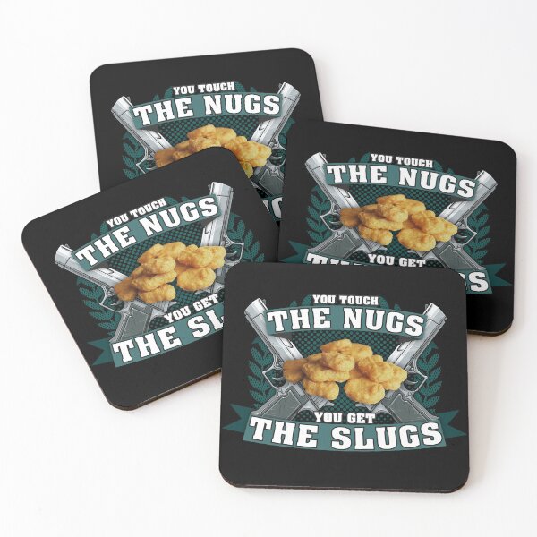 Item preview, Touch The Nugs Get The Slugs designed and sold by ROBO MEGA.