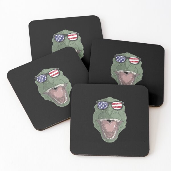 Item preview, Patriotic T-Rex Dinosaur Tyrannosaurus Rex Merica American Flag designed and sold by fatamyfan1.