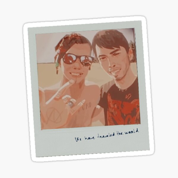 Nous avons parcouru le monde Sticker