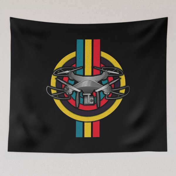 Item preview, Retro Drone Pilot Quadcopter Flying Vintage Pilot designed and sold by perfectpresents.