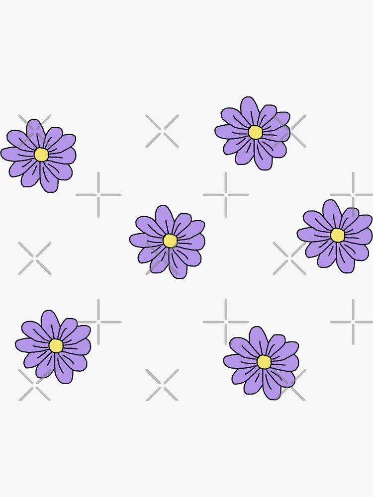 Cute Daisy Flowers Sticker Pack