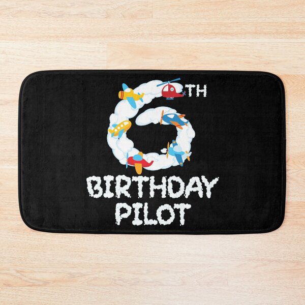 Item preview, 6th Birthday Pilot 6 Years Old Aviator Kid B-day Party product designed and sold by Grabitees.