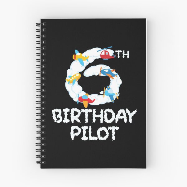 Item preview, 6th Birthday Pilot 6 Years Old Aviator Kid B-day Party product designed and sold by Grabitees.