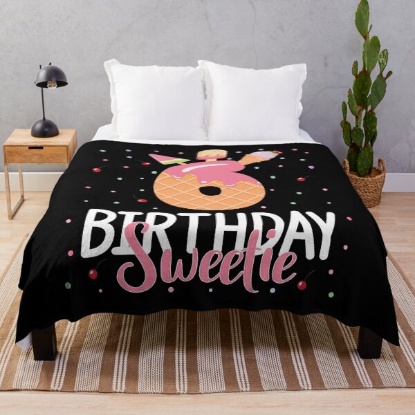 Item preview, 6th Birthday Sweetie Ice Cream Girl 6 Years Old B-day product designed and sold by Grabitees.