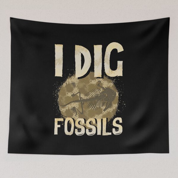 Item preview, Funny I Dig Fossils Paleontology Pun Dinosaur designed and sold by perfectpresents.