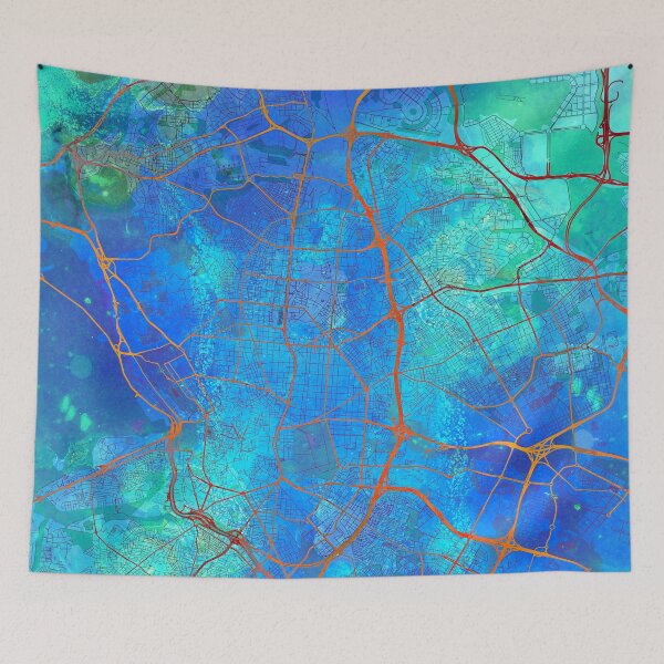 Item preview, Madrid Spain Street Blue Eye designed and sold by IvonDesign.