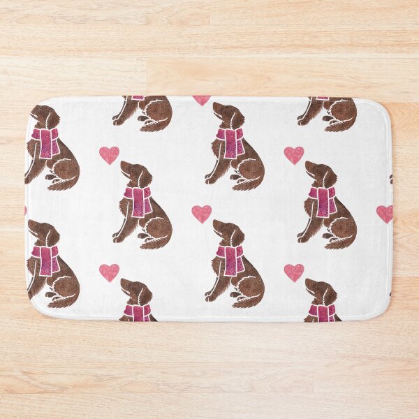 Item preview, Watercolour Flat-coated Retriever (liver/brown) designed and sold by animalartbyjess.