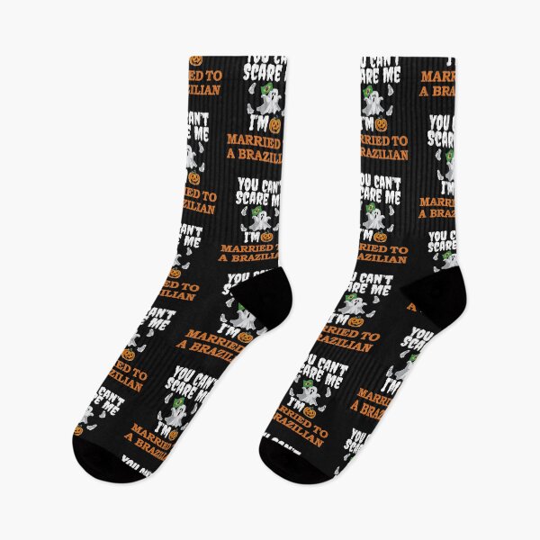 Item preview, Can't scare me I'm Married to a Brazilian Halloween BRAZIL designed and sold by losttribe.