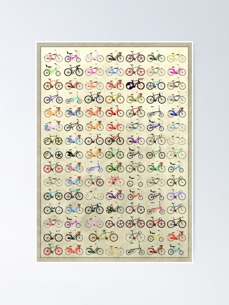 Alternate view of Bikes Poster