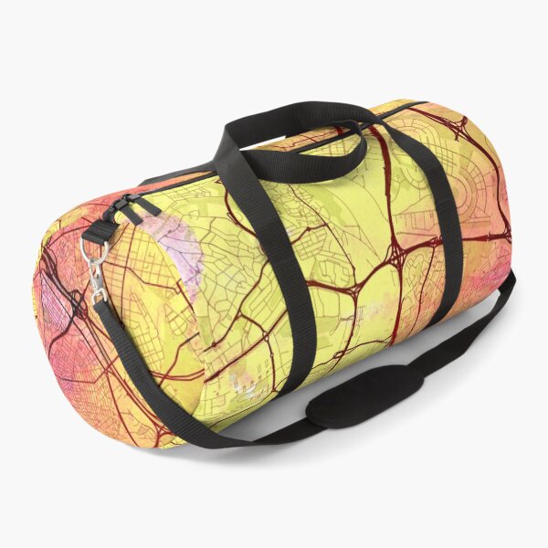 Item preview, Madrid Spain Street Yellow Pink designed and sold by IvonDesign.