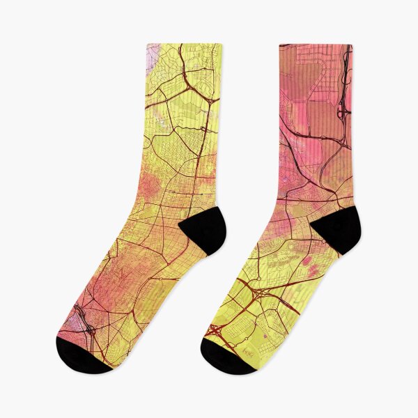 Item preview, Madrid Spain Street Yellow Pink designed and sold by IvonDesign.