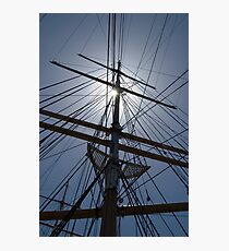Tall Ship Rigging Photographic Print