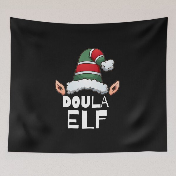Item preview, Doula Elf Christmas Holidays Xmas Elves designed and sold by losttribe.
