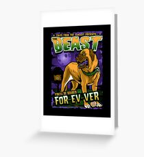 The Beast Greeting Card