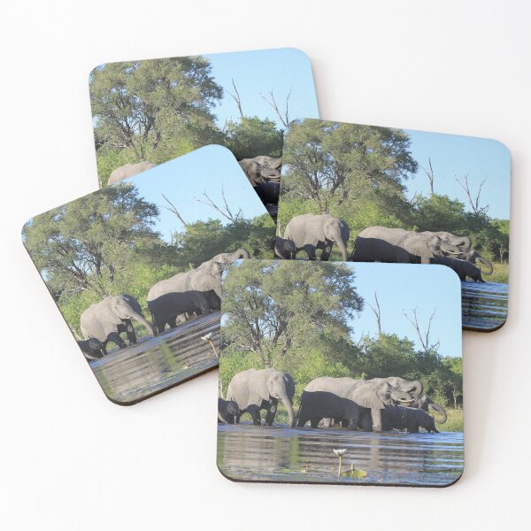 Item preview, Elephant who comes to drink designed and sold by EstelleRossetti.