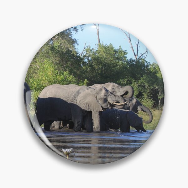 Item preview, Elephant who comes to drink designed and sold by EstelleRossetti.