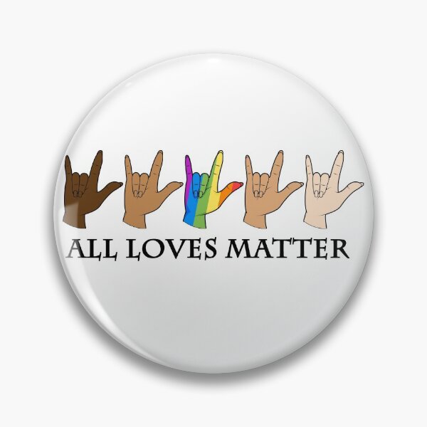 Item preview, All Loves Matter - Black Lives Matter Gay Pride Month LGBTQ designed and sold by OhmyShop.