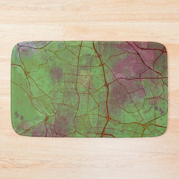 Item preview, Madrid Spain Street Yellow Pink designed and sold by IvonDesign.