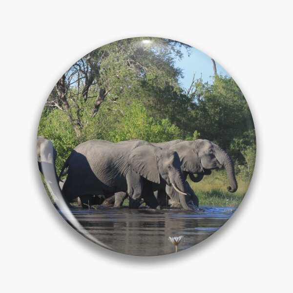 Item preview, Elephant who comes to drink designed and sold by EstelleRossetti.